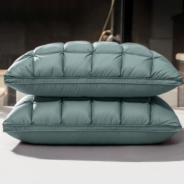 3D Bread Goose Down and Feather Bed Pillows