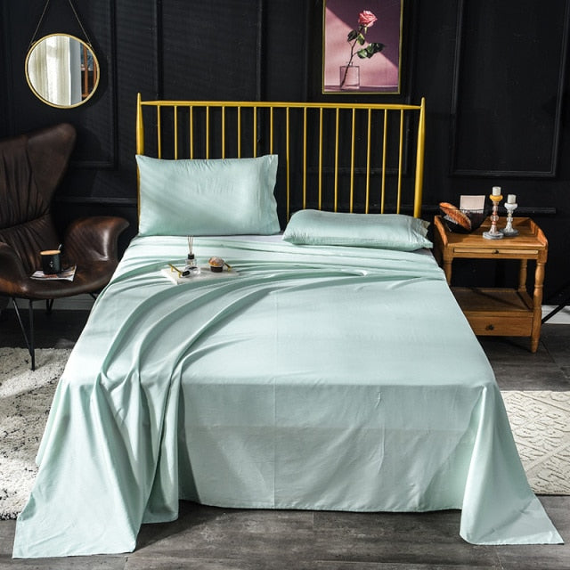 Luxury Solid Color Bed Sheet