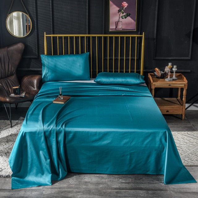 Luxury Solid Color Bed Sheet