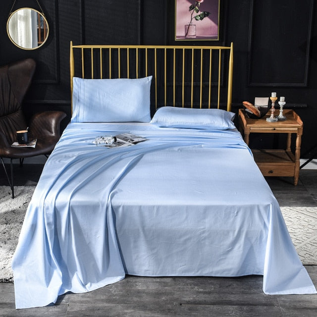 Luxury Solid Color Bed Sheet