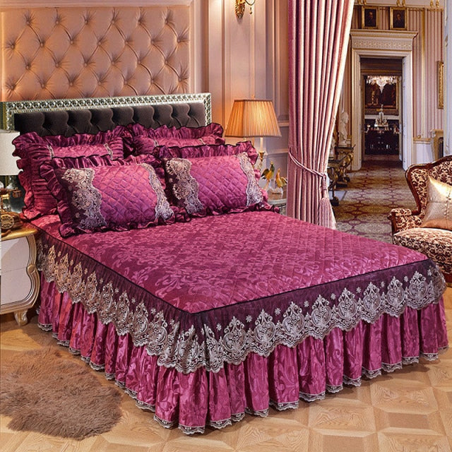 Lace Velvet Bedspread