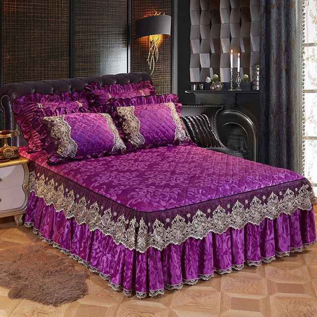Lace Velvet Bedspread