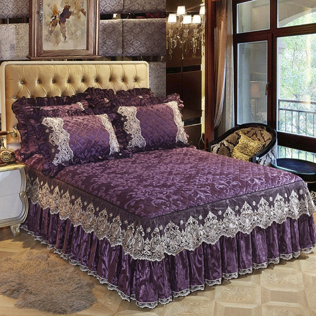 Lace Velvet Bedspread