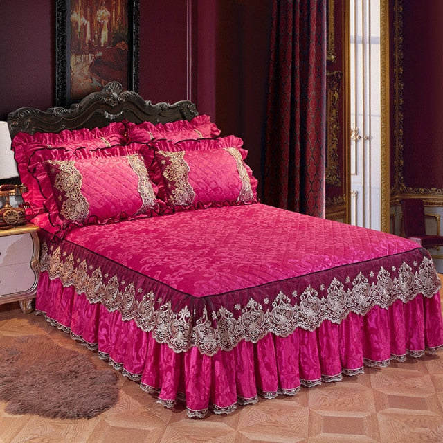 Lace Velvet Bedspread