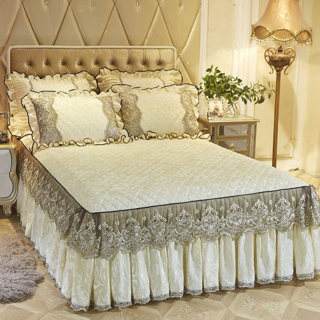 Lace Velvet Bedspread