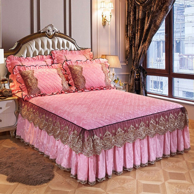 Lace Velvet Bedspread