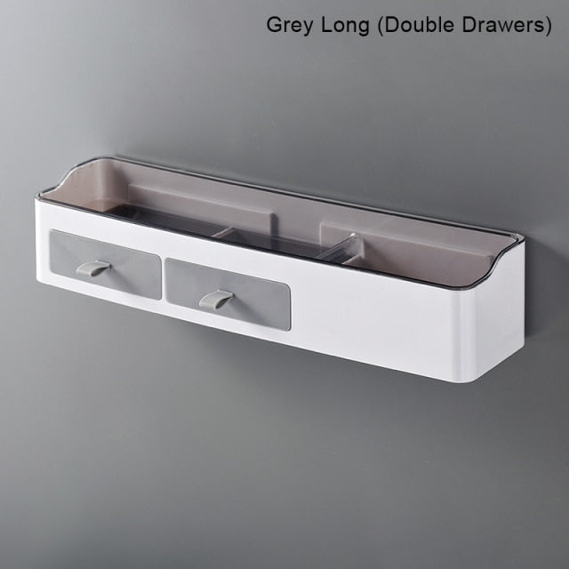 Punch-free Bathroom Organizer Rack