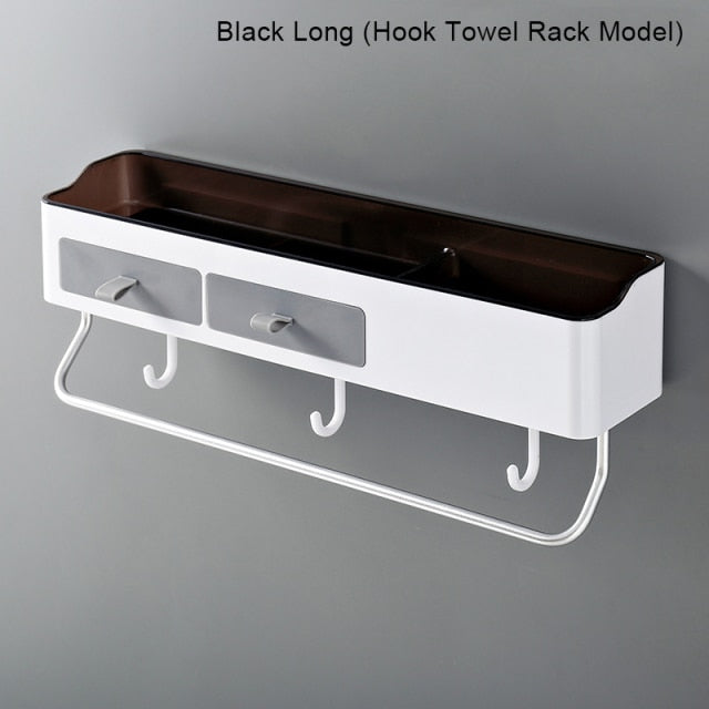 Punch-free Bathroom Organizer Rack