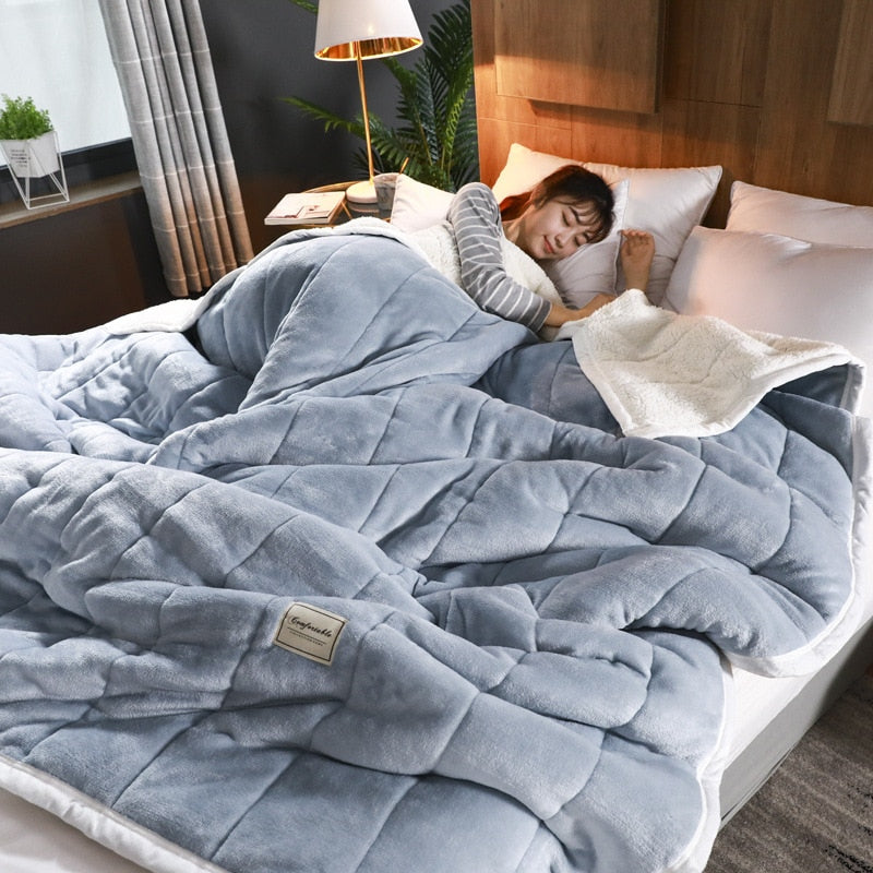 Thick Warm fleece blanket