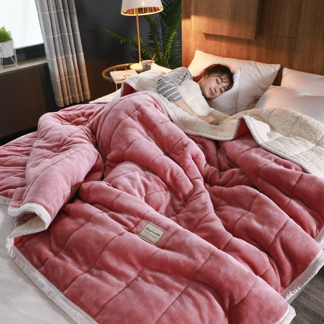 Thick Warm fleece blanket