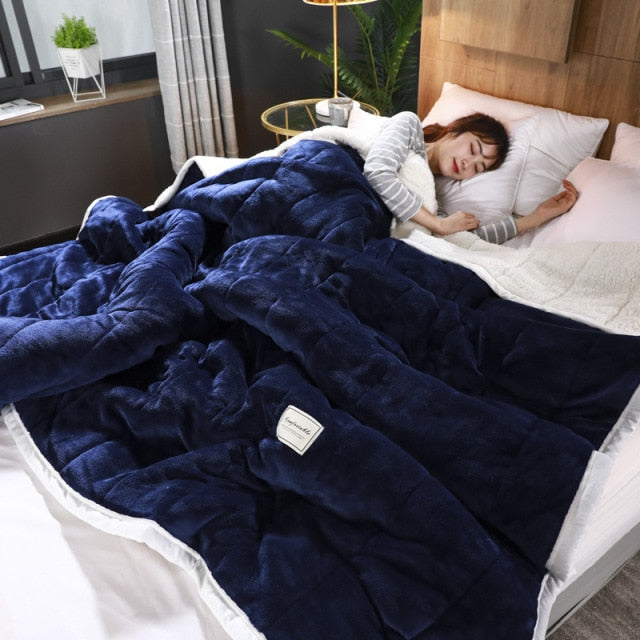 Thick Warm fleece blanket