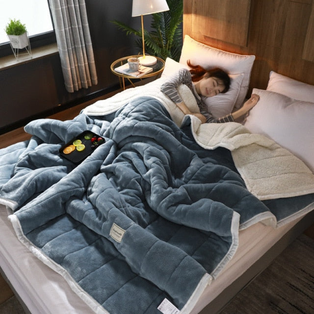 Thick Warm fleece blanket