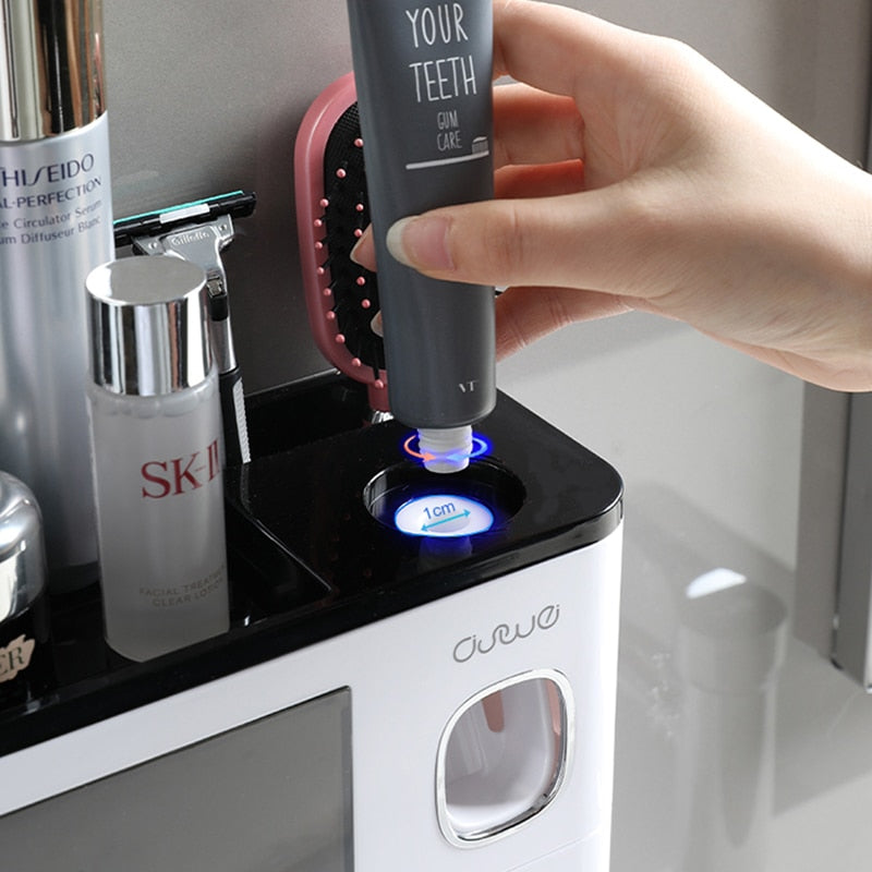 Magnetic Adsorption Toothbrush Holder