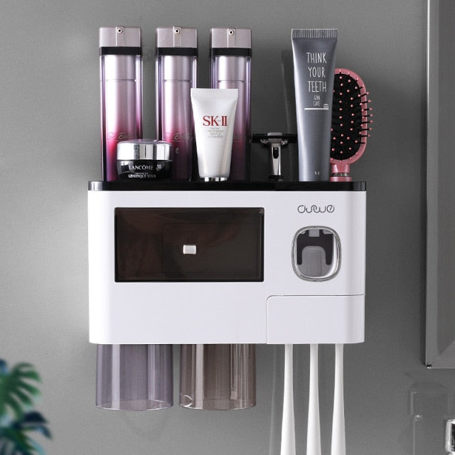 Magnetic Adsorption Toothbrush Holder
