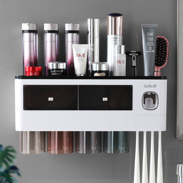 Magnetic Adsorption Toothbrush Holder