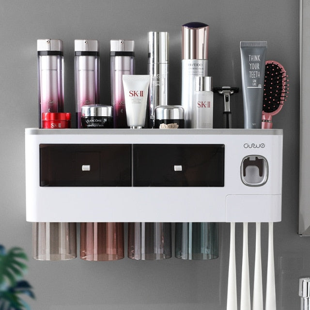 Magnetic Adsorption Toothbrush Holder