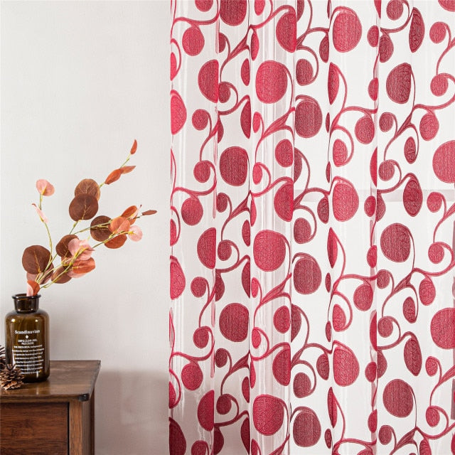 Geometric Modern Bedroom Window Curtain