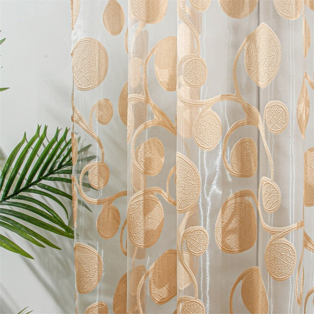 Geometric Modern Bedroom Window Curtain