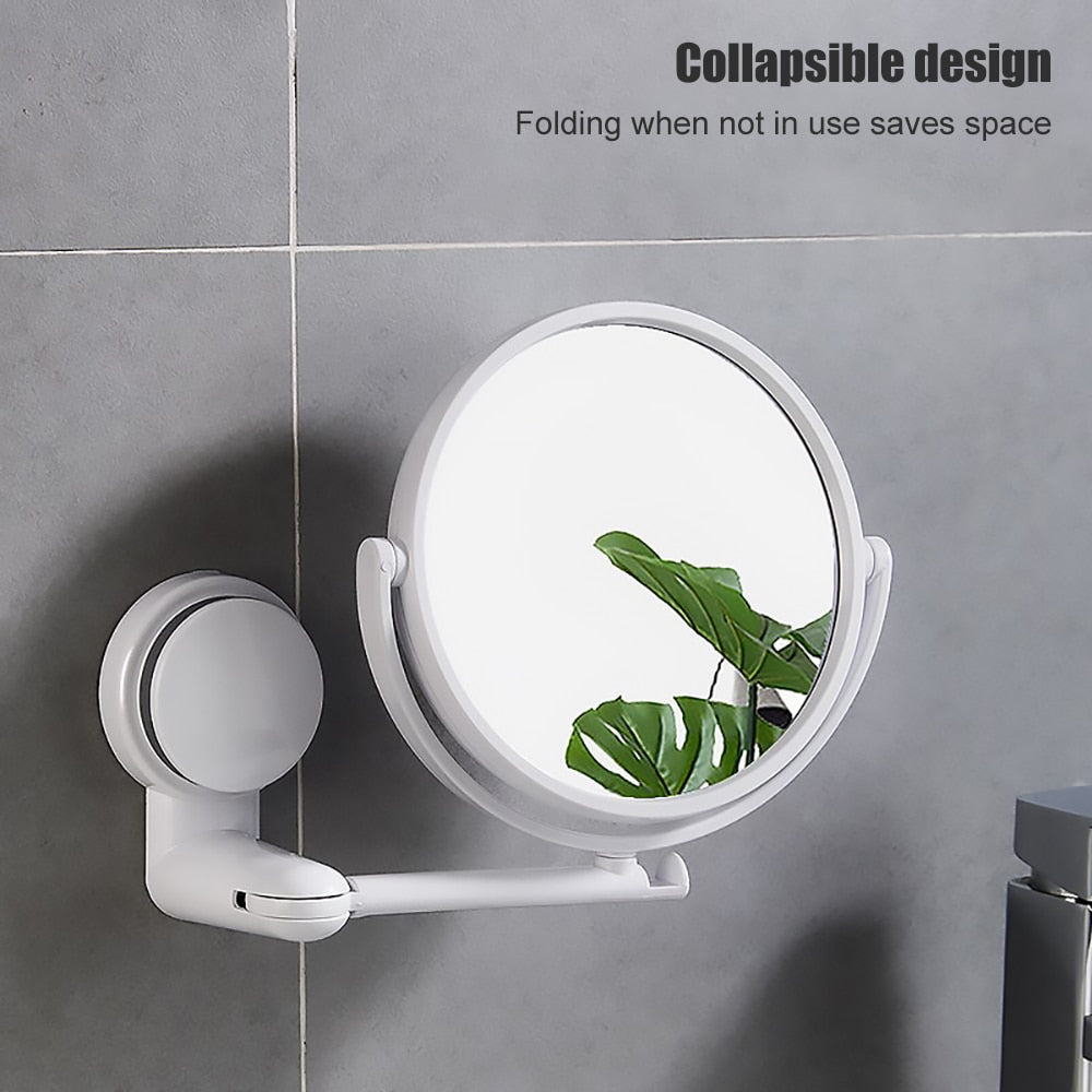 Folding Arm Extend Bathroom Mirror