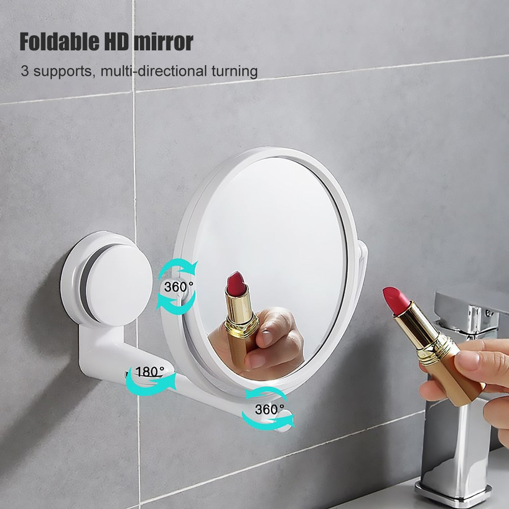 Folding Arm Extend Bathroom Mirror