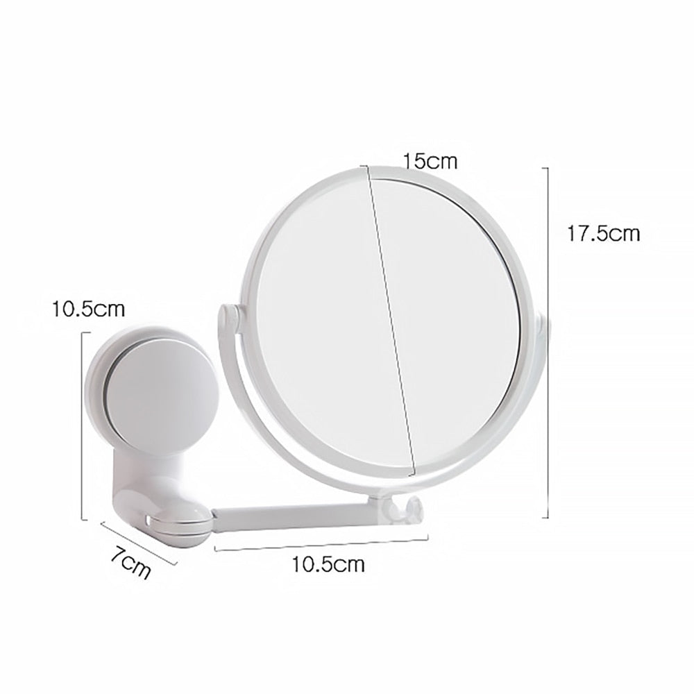 Folding Arm Extend Bathroom Mirror