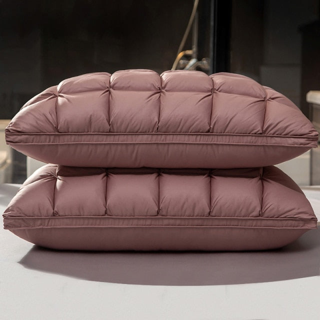 3D Bread Goose Down and Feather Bed Pillows