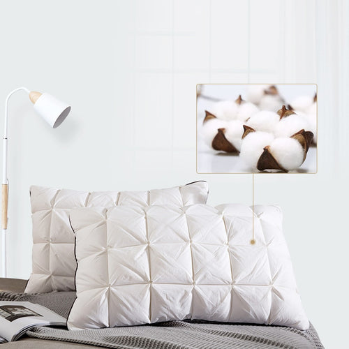 3D Bread Goose Down and Feather Bed Pillows
