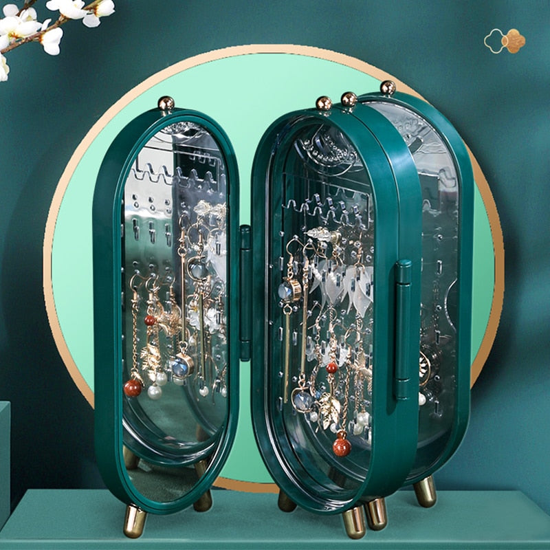 Foldable Jewelry Storage Display Stand Box