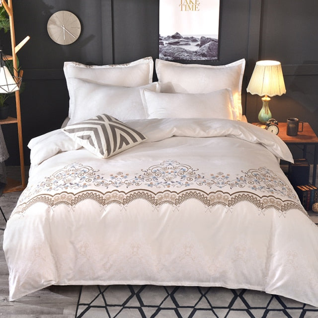 Floral Pattern Duvet Set