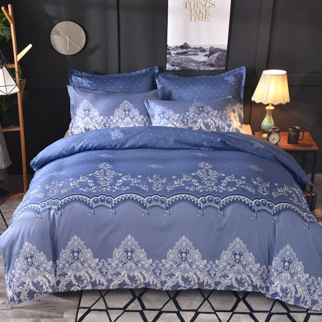Floral Pattern Duvet Set