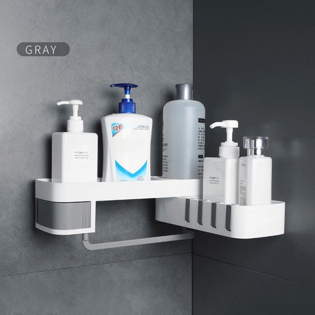 Corner Bathroom Cosmetic Storage Rack