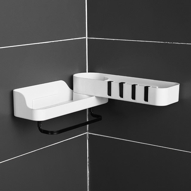 Wall Mounted Bathroom Storage Rack Organizer