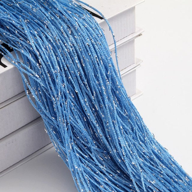 Shiny Tassel Silver Line String Curtain