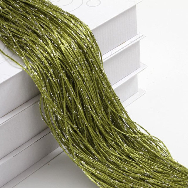 Shiny Tassel Silver Line String Curtain