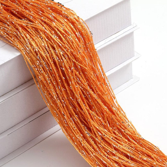 Shiny Tassel Silver Line String Curtain
