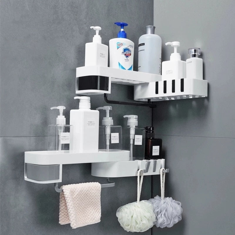 Corner Bathroom Cosmetic Storage Rack
