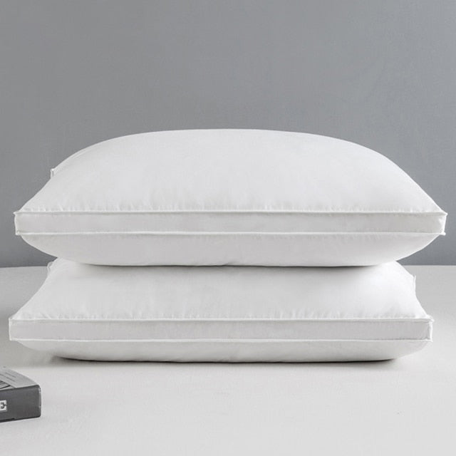 3D Bread Goose Down and Feather Bed Pillows