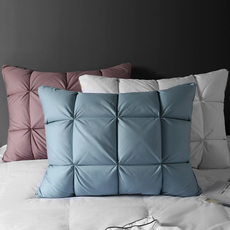 3D Bread Goose Down and Feather Bed Pillows