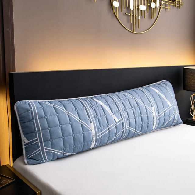 Solid Color Quilted Design Long Pillowcase
