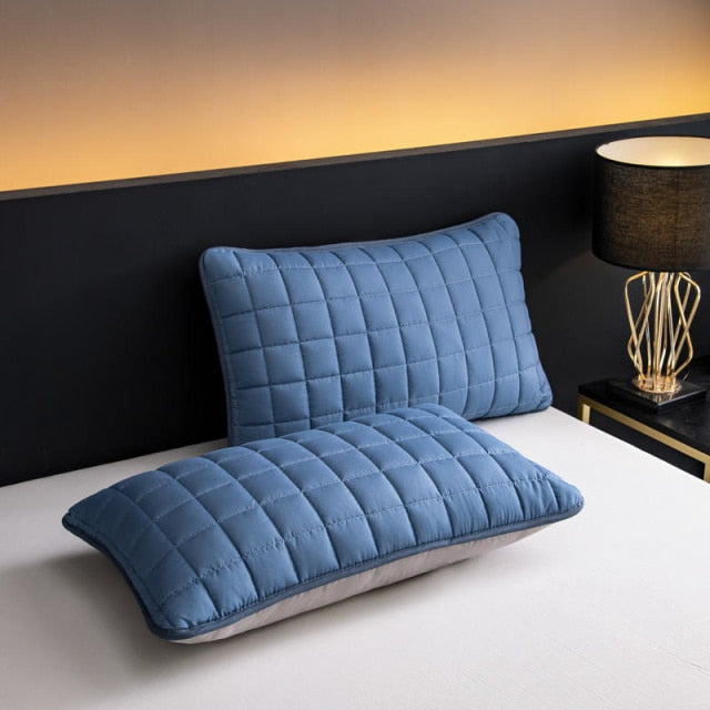Solid Color Quilted Design Long Pillowcase